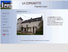Tablet Screenshot of copignotte.com